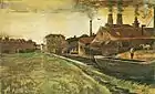 The Iron Mill in The Hague, watercolor1882Private collection (F926)