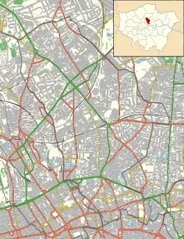 Middlesex Sessions House is located in London Borough of Islington
