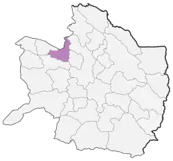 Location of Khoshab County in&nbsp;Razavi&nbsp;Khorasan&nbsp;province