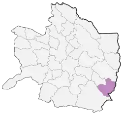Location of Taybad County in&nbsp;Razavi&nbsp;Khorasan&nbsp;province