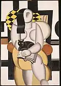 Woman with a Cat, 1921, oil on canvas, 130.8 × 90.5 cm, Metropolitan Museum of Art
