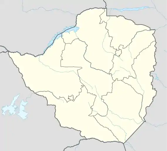 Rusape is located in Zimbabwe
